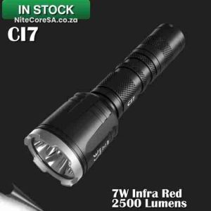 Ci7 (7W InfraRed + 2500 Lumens White) + 3600mAh 18650 Battery + UI1 Charger