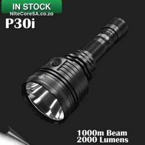 P30i (2000 Lumens 1000m Beam) + 5000mAh 21700HPi Battery + USB-C Recharge