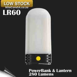 LR60 Loadshedding Lantern, Power Bank (280 Lumens) + 2 x 5000mAh 21700 Batteries + USB-C (1y Warranty)