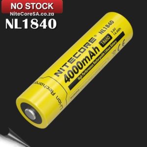 NL1840 4000mAh 18650 Rechargeable Li-ion Battery