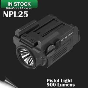 NPL25 Pistol Light (900 Lumens) + 500mAh Li-ion Battery (Need USB Type C Adapter)
