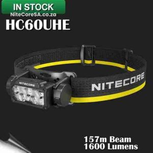 HC60UHE (1600 Lumens) + 4000mAh 18650 Battery + USB-C Recharge