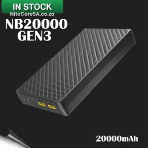 NB20000GEN3 20000mAh@3.7v (12800mAh@5v) Slim Power Bank