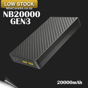 NB20000GEN3 20000mAh@3.7v (12800mAh@5v) Slim Power Bank