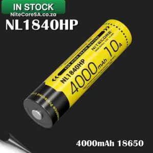 NL1840HP 4000mAh 18650 Rechargeable Li-ion Battery