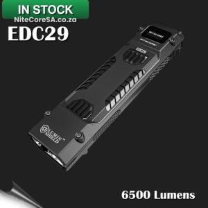 EDC29 (6500 Lumens 400m Beam) + 2500mAh Built-In Battery + USB-C Recharge