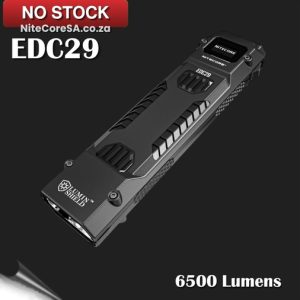 EDC29 (6500 Lumens 400m Beam) + 2500mAh Built-In Battery + USB-C Recharge
