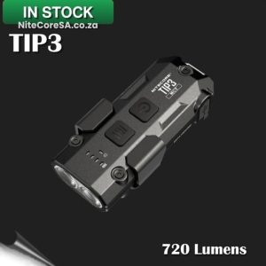 TIP3 Keychain Light (720 Lumens) + Integrated Battery + USB-C Recharge